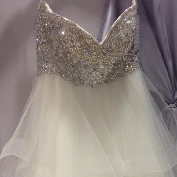 Pnina Tornai Love Wedding BallGown Crystal Corset Sz16 Style 14411 Kleinfeld NWT - Picture 8 of 15